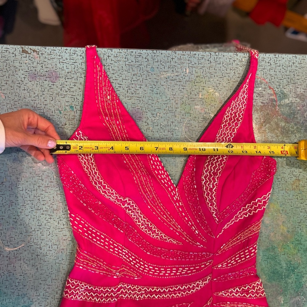 Y2K Beaded Barbie Pink Gown - Picture 10 of 16